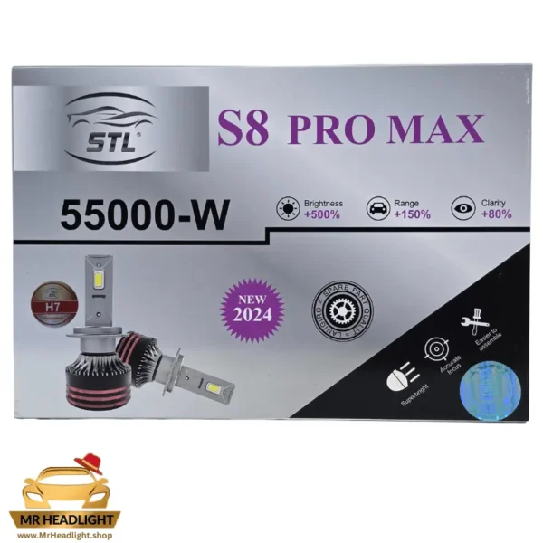 هدلایت اس تی ال - STL S8 pro max